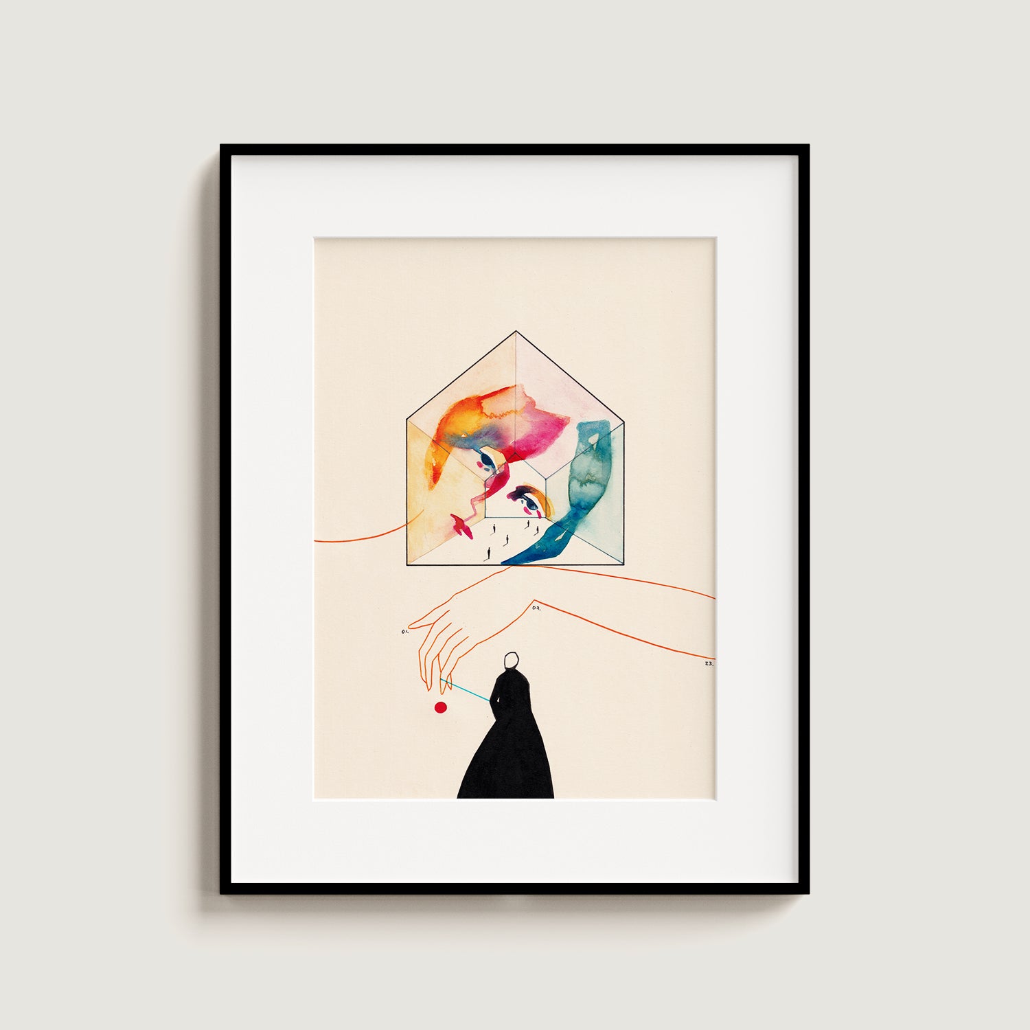 El lugar donde solía sentirme como en casa - Obra de arte original
