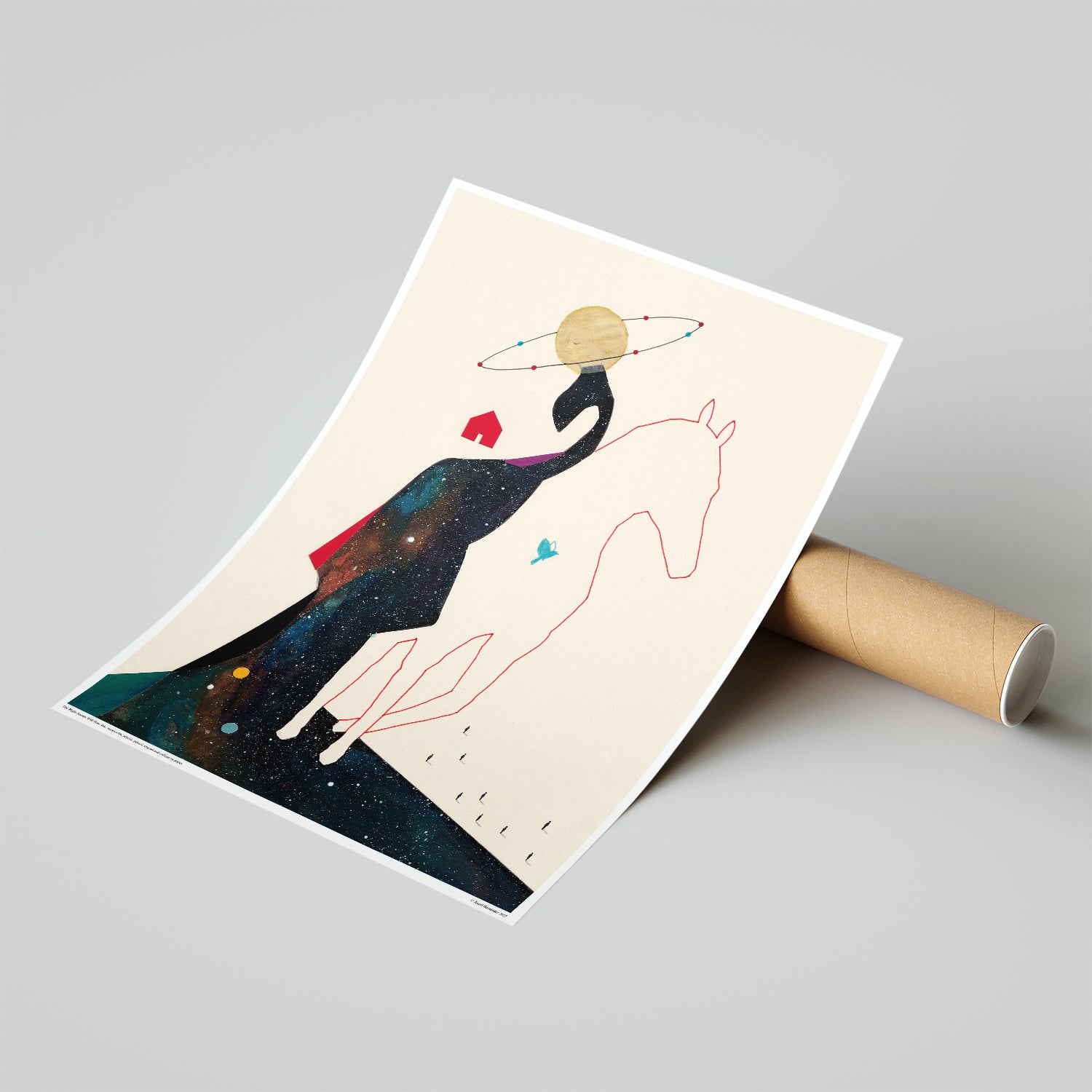 La bonne personne restera – Affiche d'art