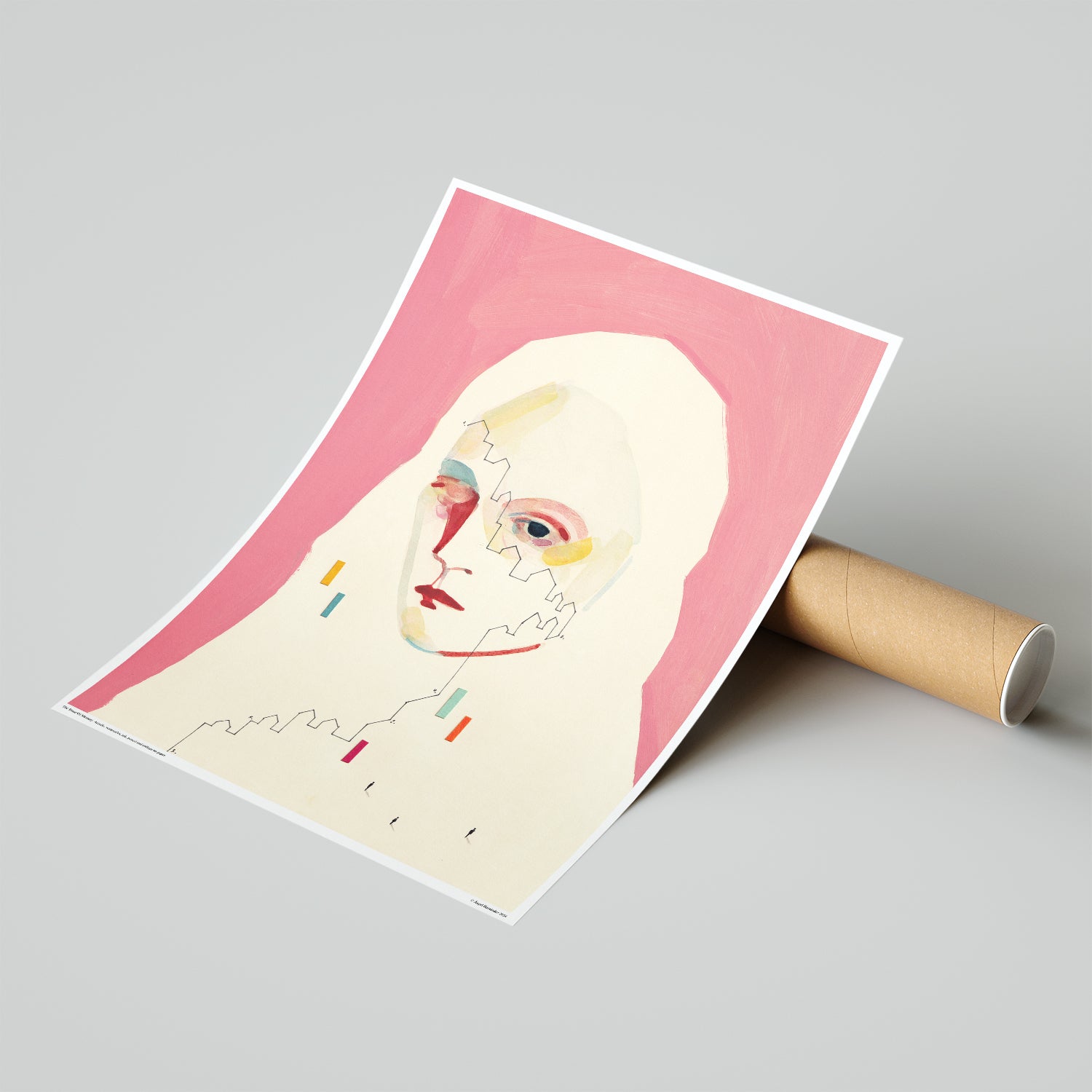 La traccia della memoria – Poster artistico