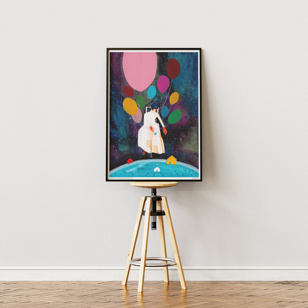 Le Voyager – Affiche d'art
