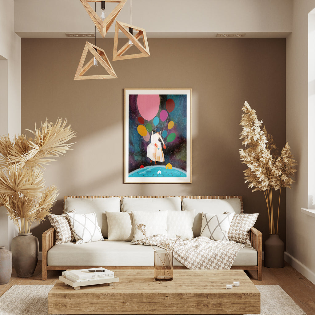 Le Voyager – Affiche d'art