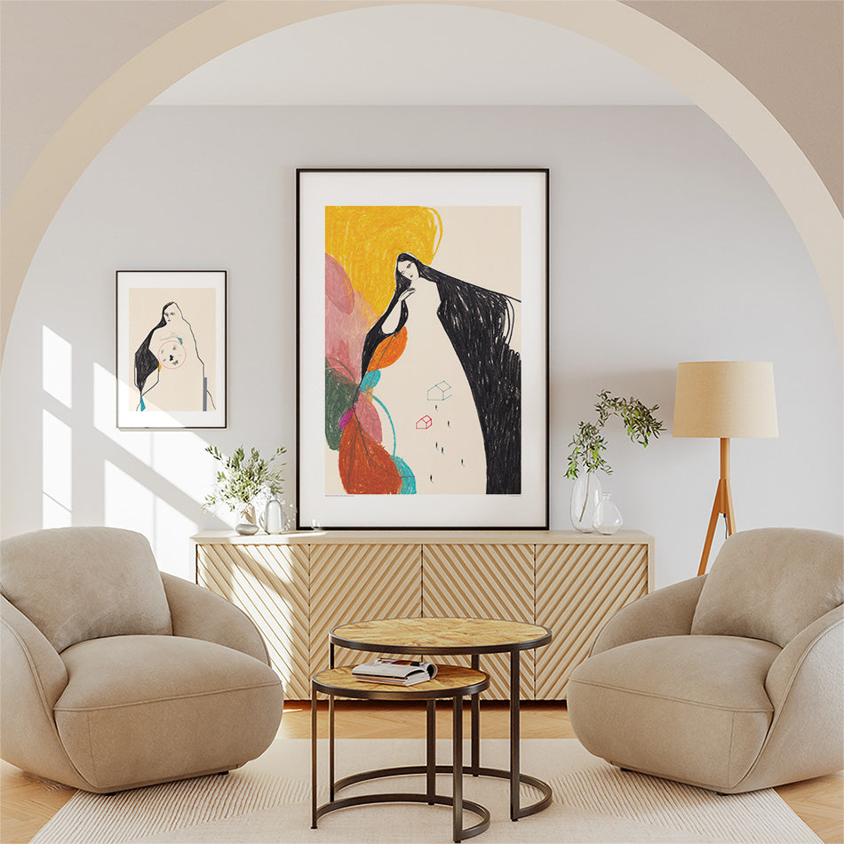 Objets du passé - Affiche artistique