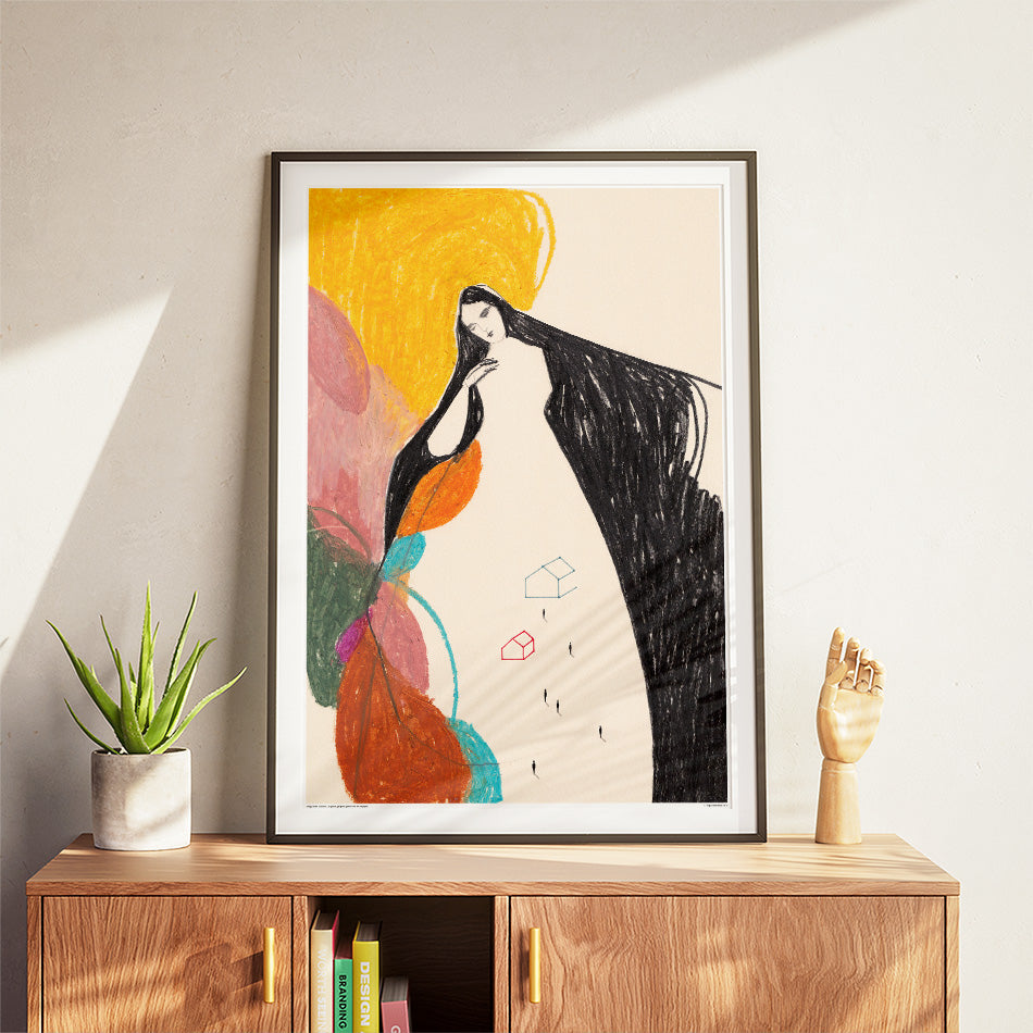 Objets du passé - Affiche artistique