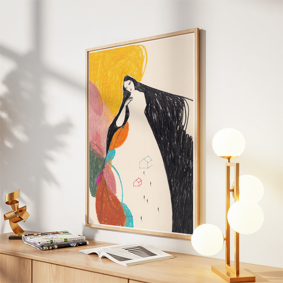 Objets du passé - Affiche artistique