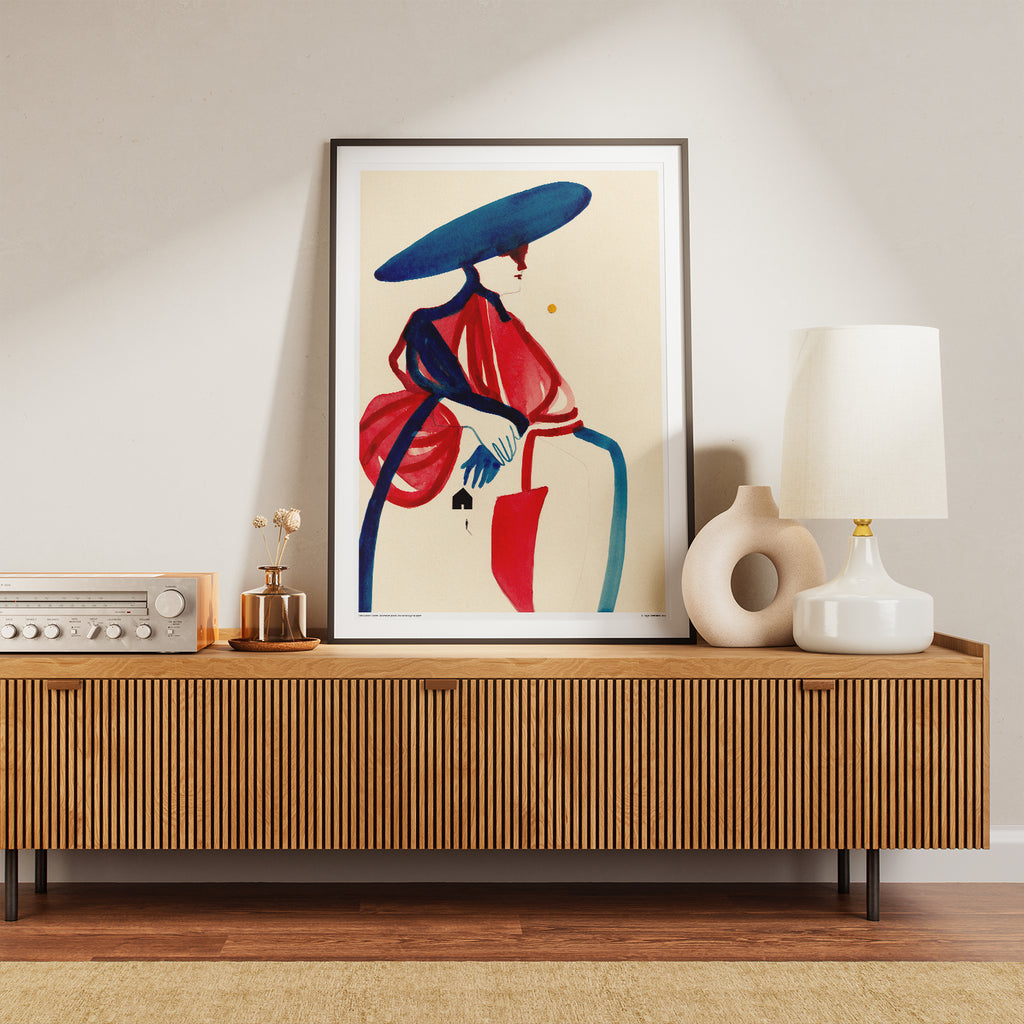 Le temps ne revient pas – Affiche d'art