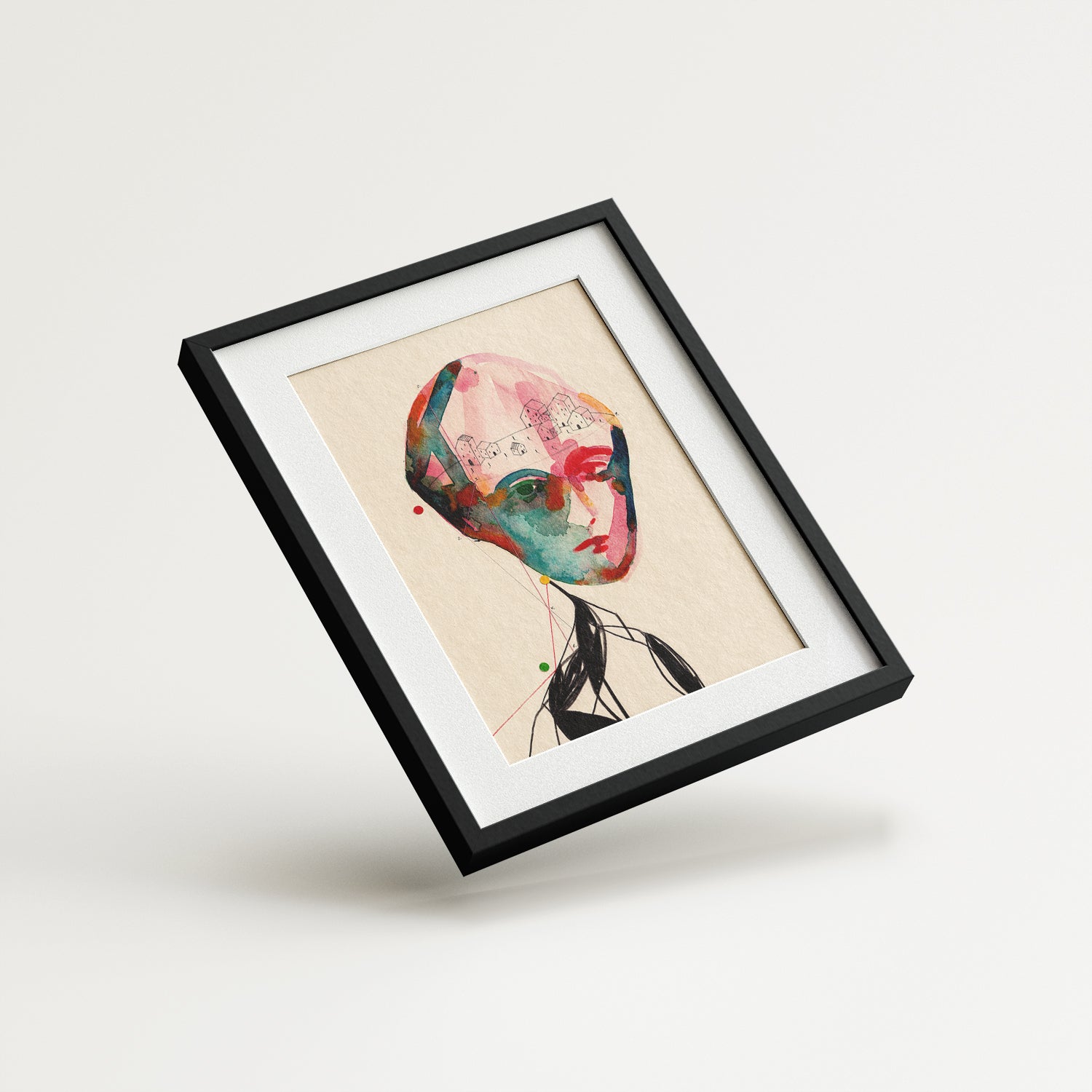 El tiempo pasa pero los recuerdos permanecen - Obra de arte original