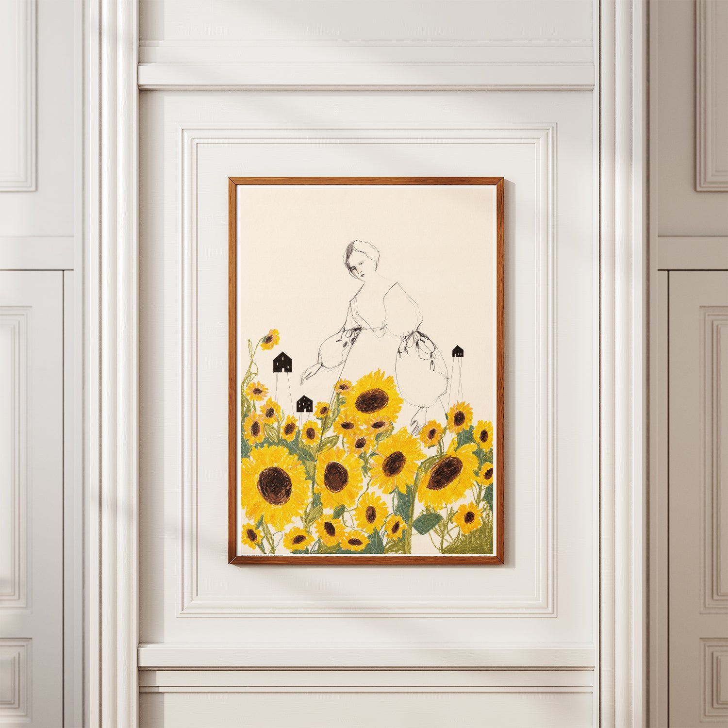 Les graines d'aujourd'hui sont les fleurs de demain - Affiche d'art
