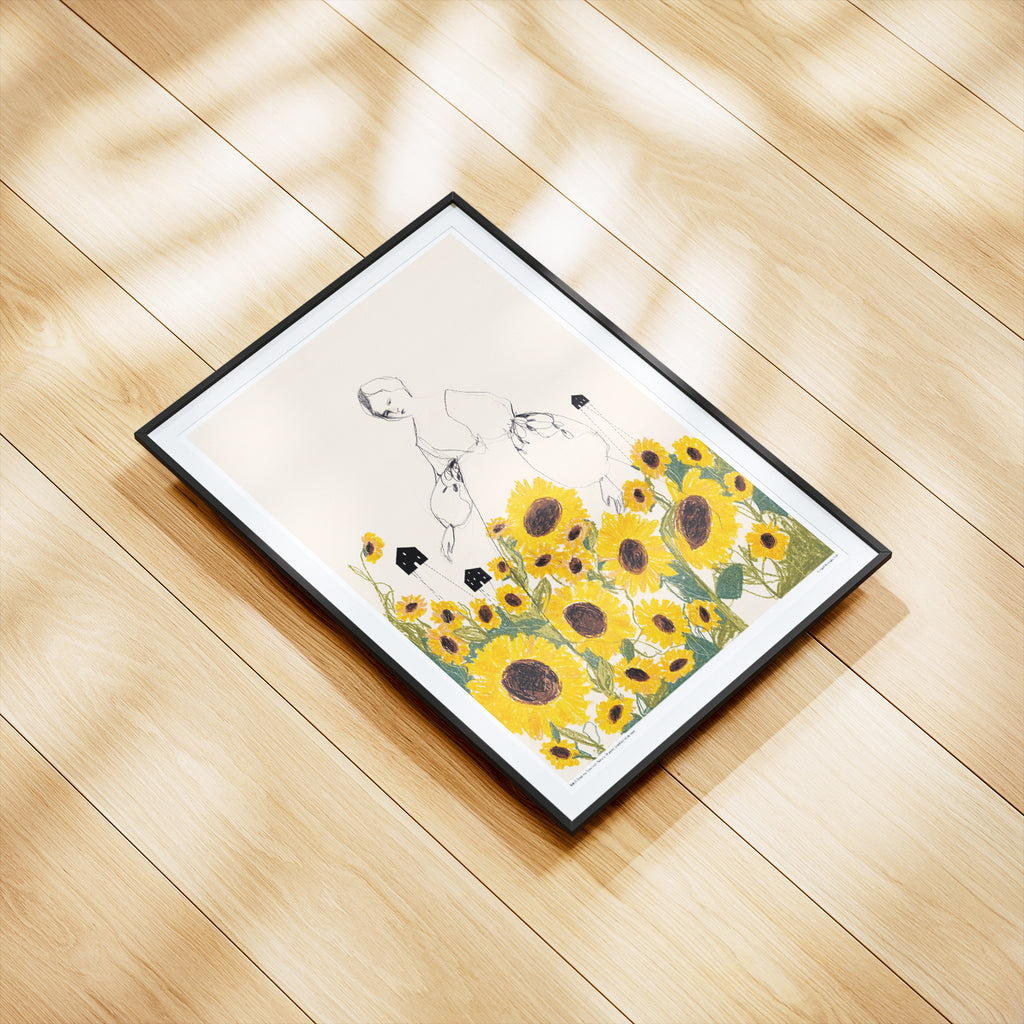 Las semillas de hoy son las flores del mañana - Póster artístico