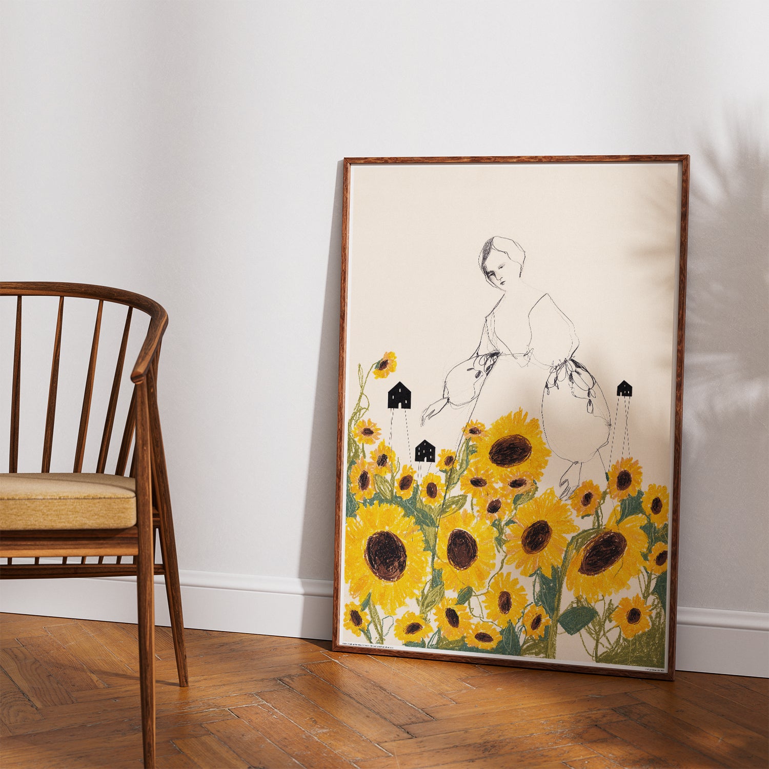 Les graines d'aujourd'hui sont les fleurs de demain - Affiche d'art