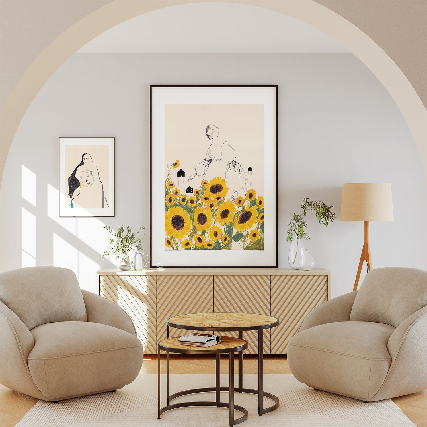 Les graines d'aujourd'hui sont les fleurs de demain - Affiche d'art