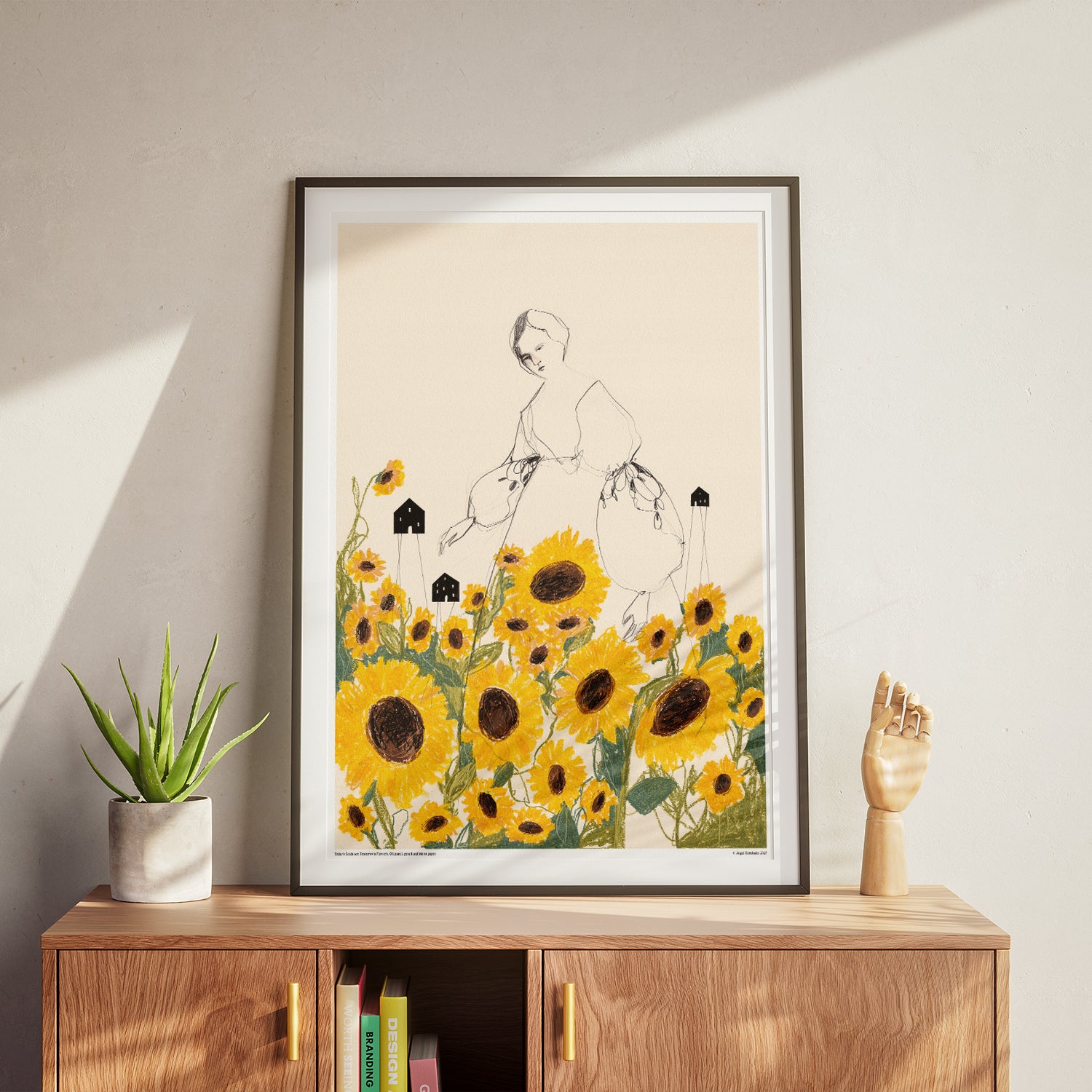 Les graines d'aujourd'hui sont les fleurs de demain - Affiche d'art