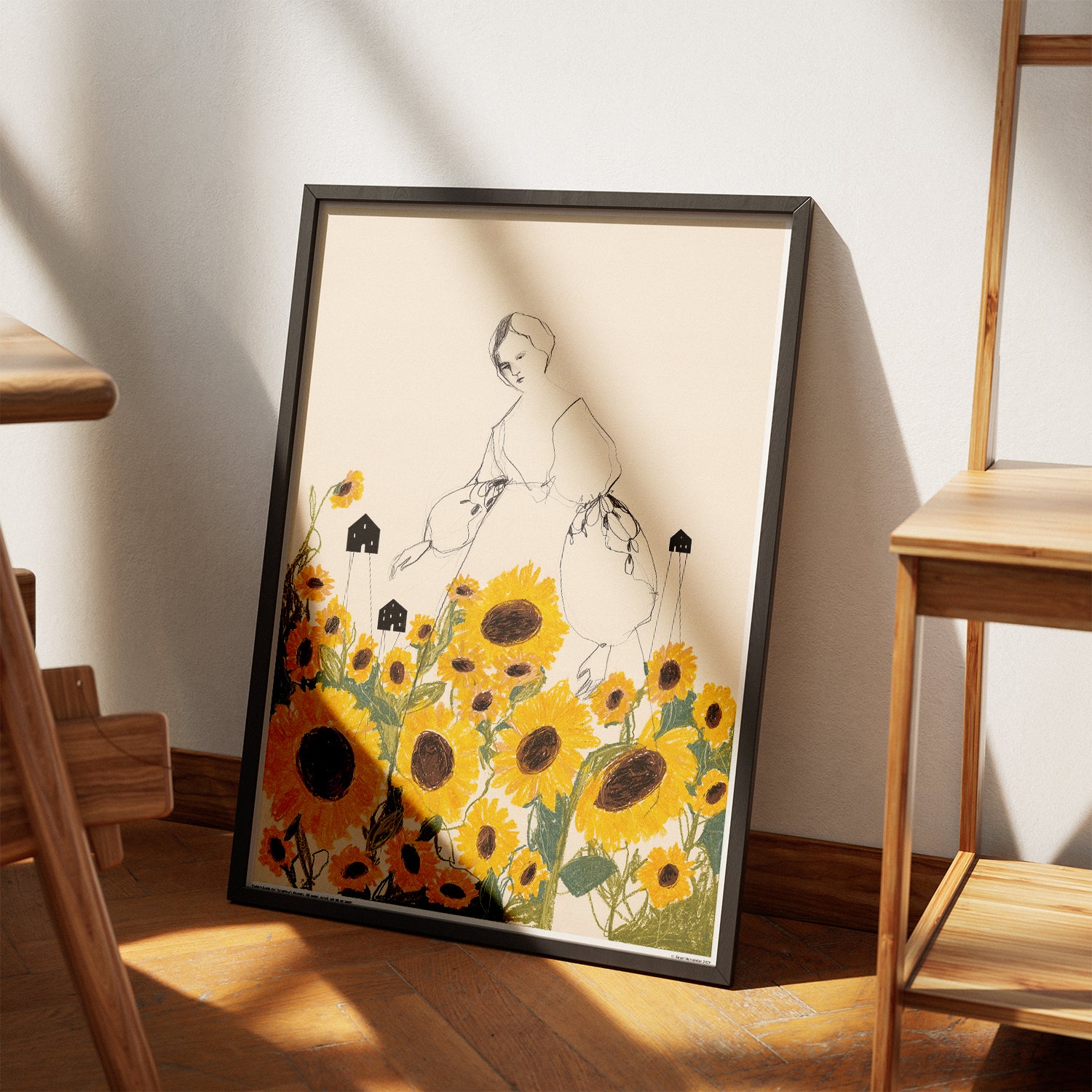 Les graines d'aujourd'hui sont les fleurs de demain - Affiche d'art