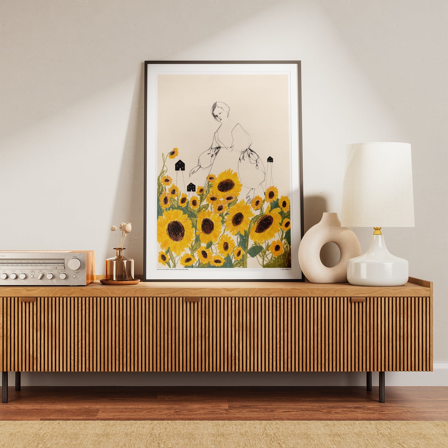 Les graines d'aujourd'hui sont les fleurs de demain - Affiche d'art