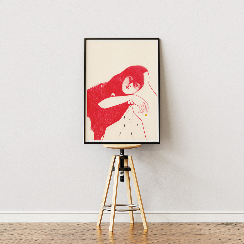 Cercando di dimenticarti - Poster artistico