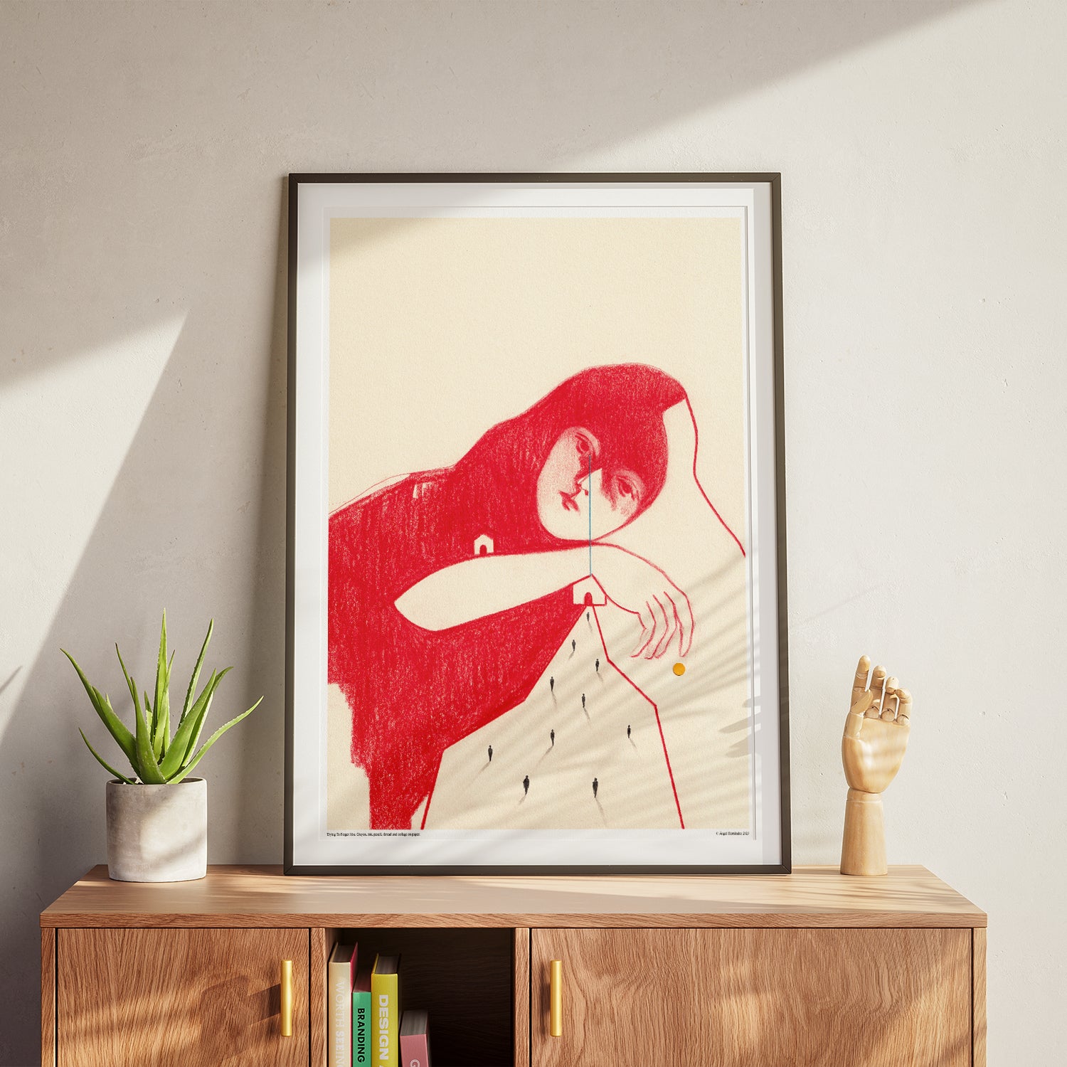 Cercando di dimenticarti - Poster artistico