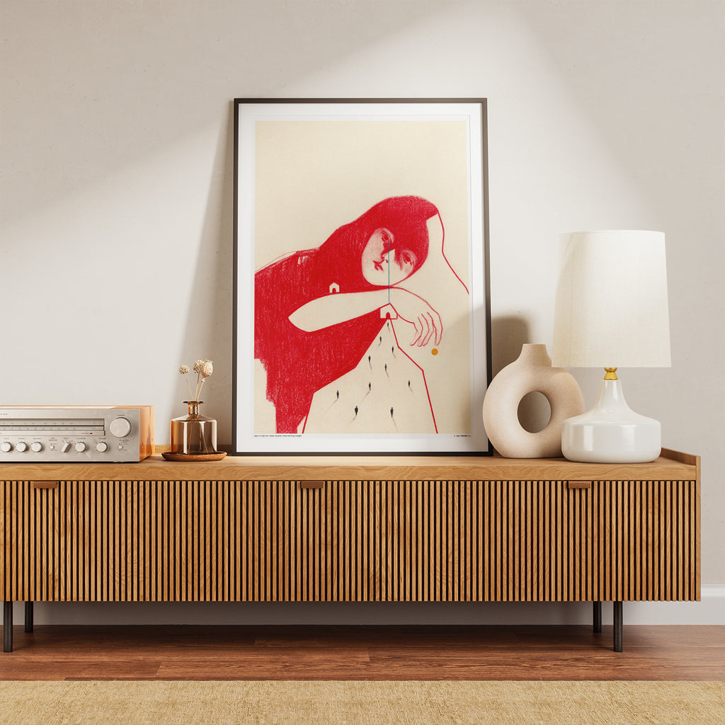 Cercando di dimenticarti - Poster artistico