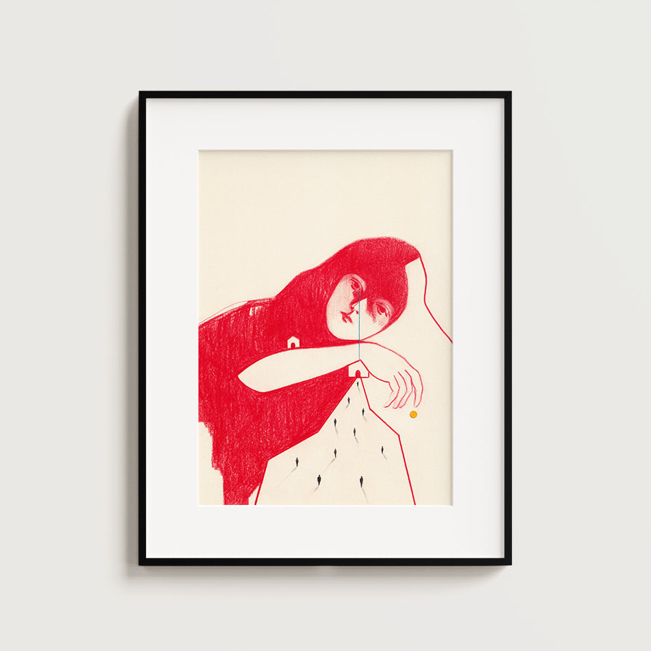 Trying To Forget You - Fine Art Print