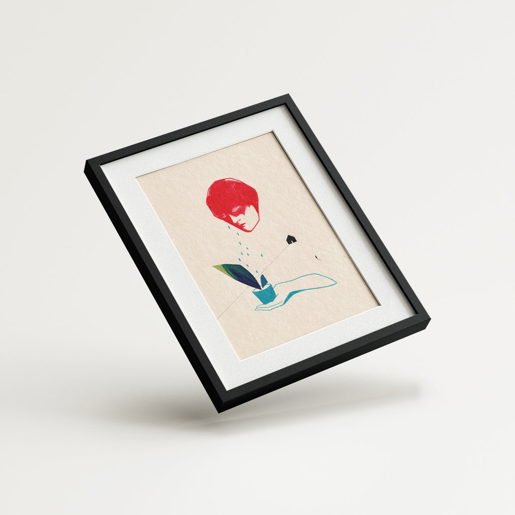 Convierte tus lágrimas en algo hermoso - Obra de arte original