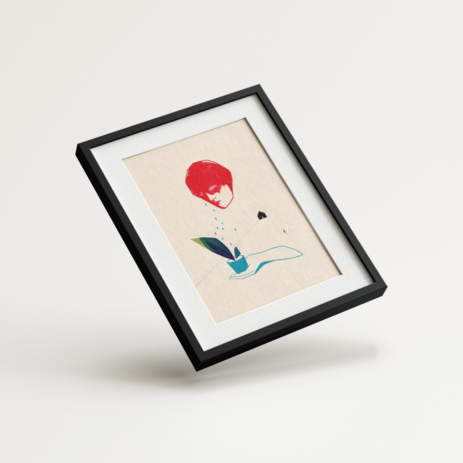 Convierte tus lágrimas en algo hermoso - Obra de arte original