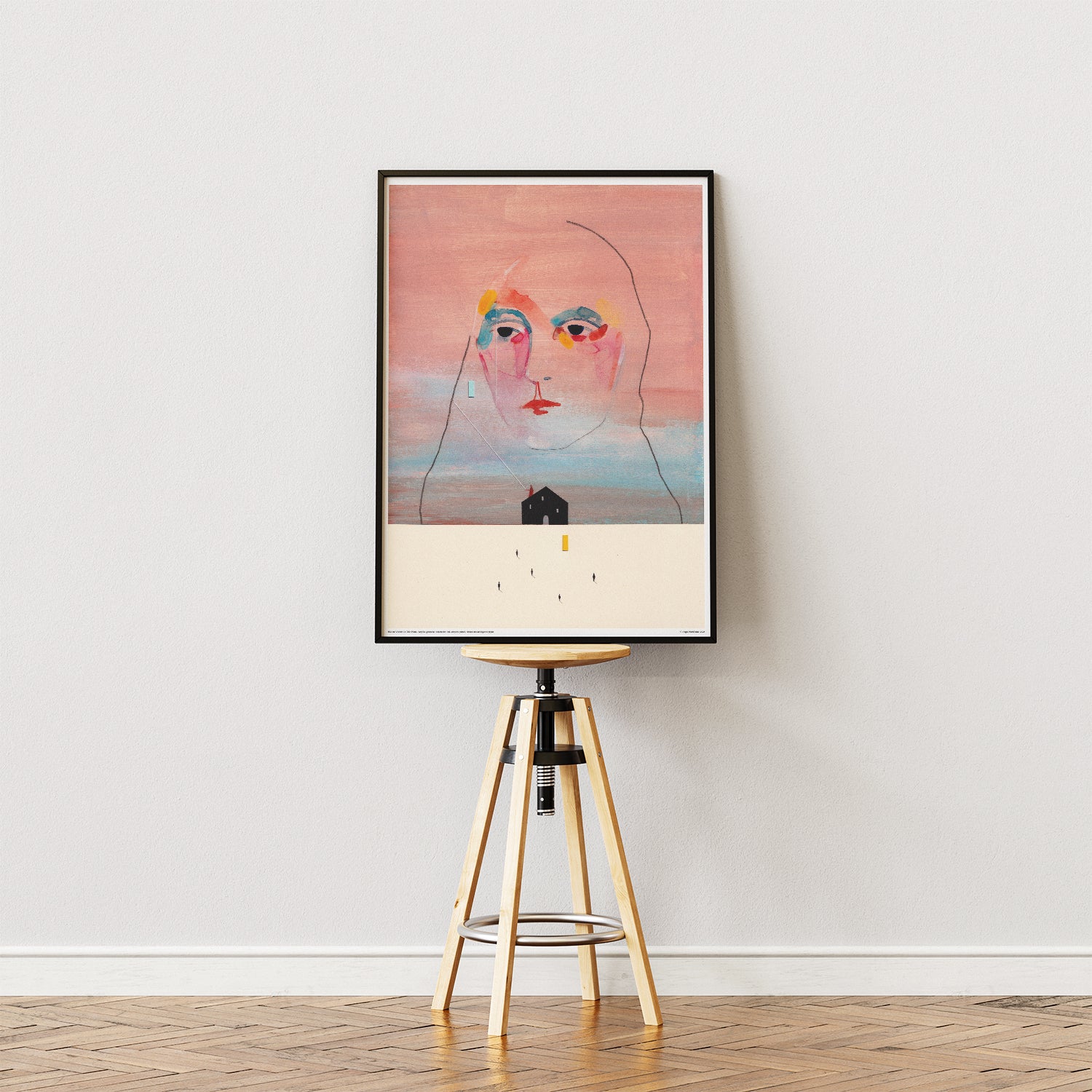 Siamo visitatori in questo luogo – Poster artistico