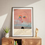 Nous sommes des visiteurs dans ce lieu – Affiche d'art