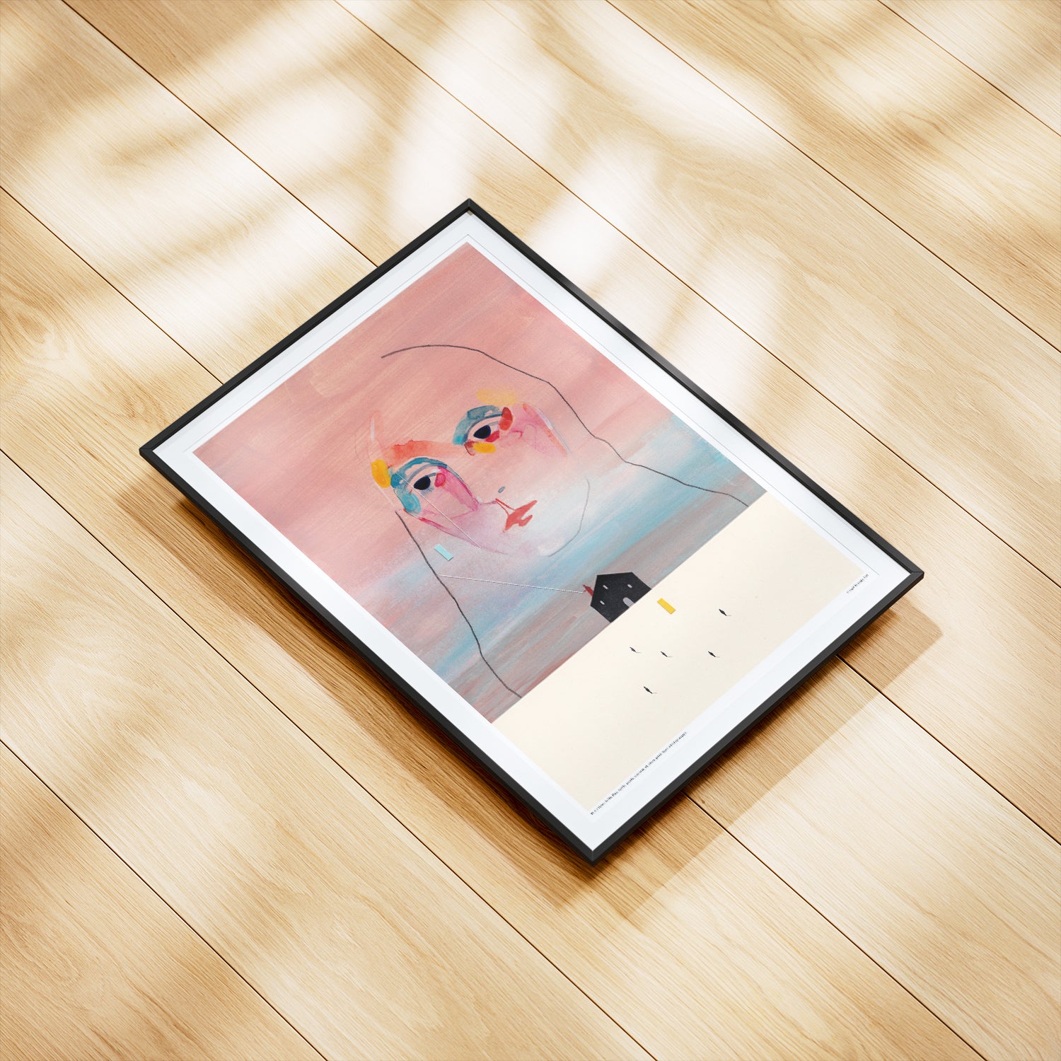 Siamo visitatori in questo luogo – Poster artistico