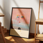 Nous sommes des visiteurs dans ce lieu – Affiche d'art