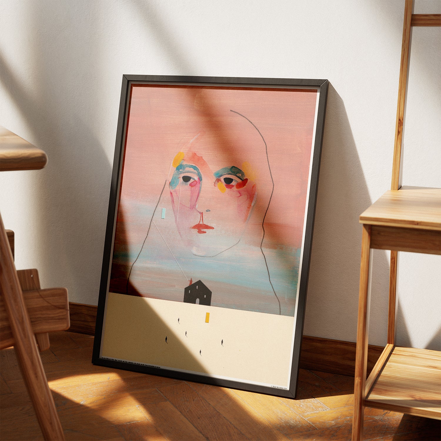 Nous sommes des visiteurs dans ce lieu – Affiche d'art