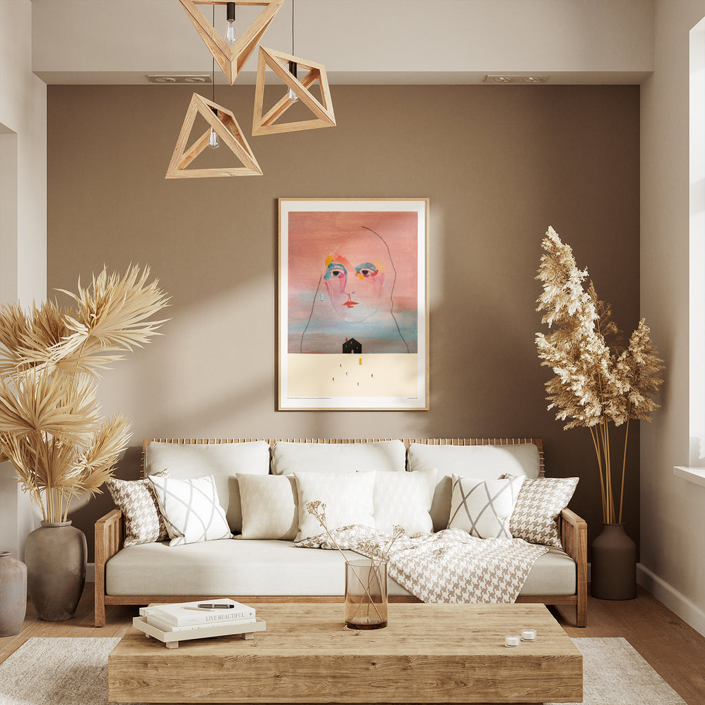 Nous sommes des visiteurs dans ce lieu – Affiche d'art