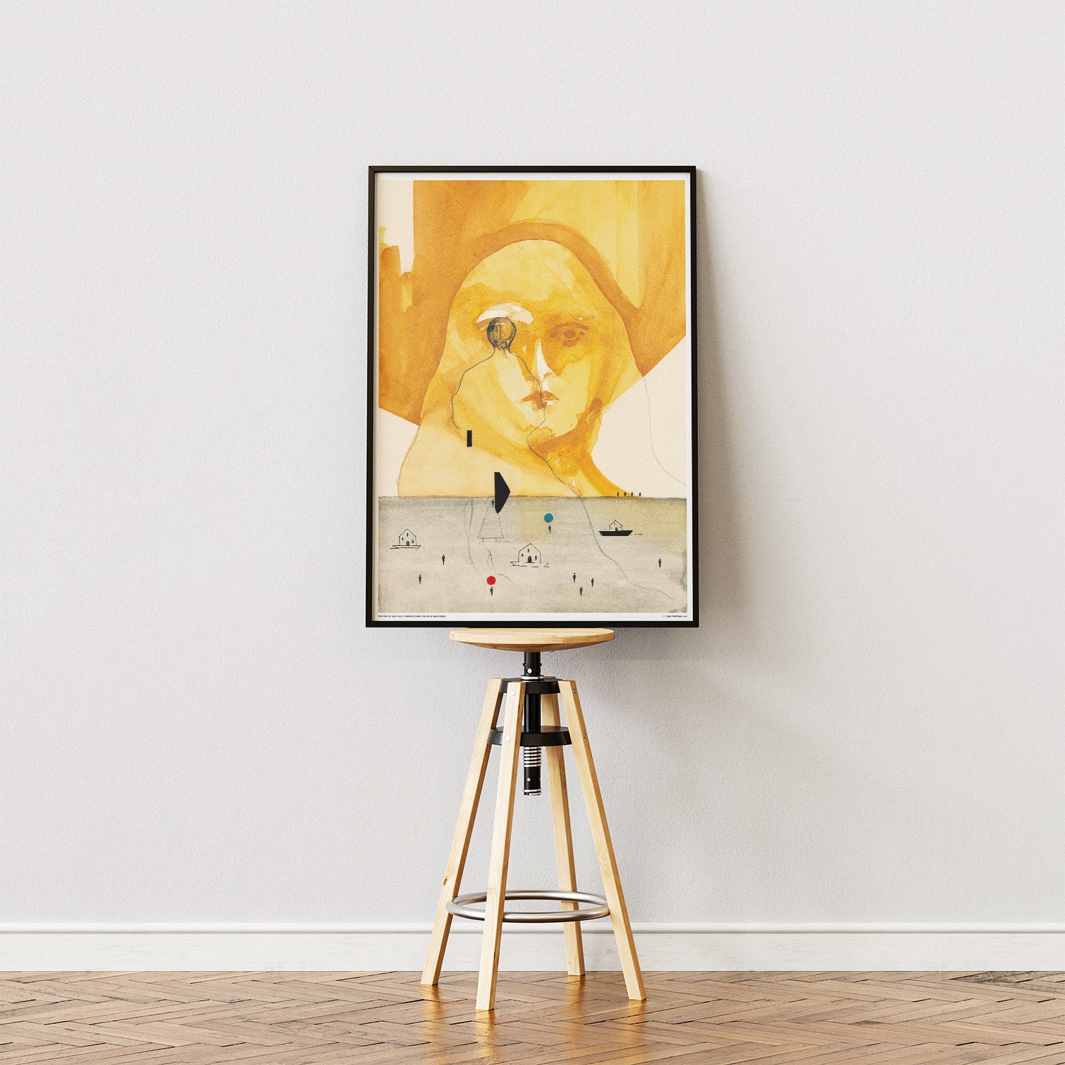 Mi hai portato via l'amore - Poster artistico