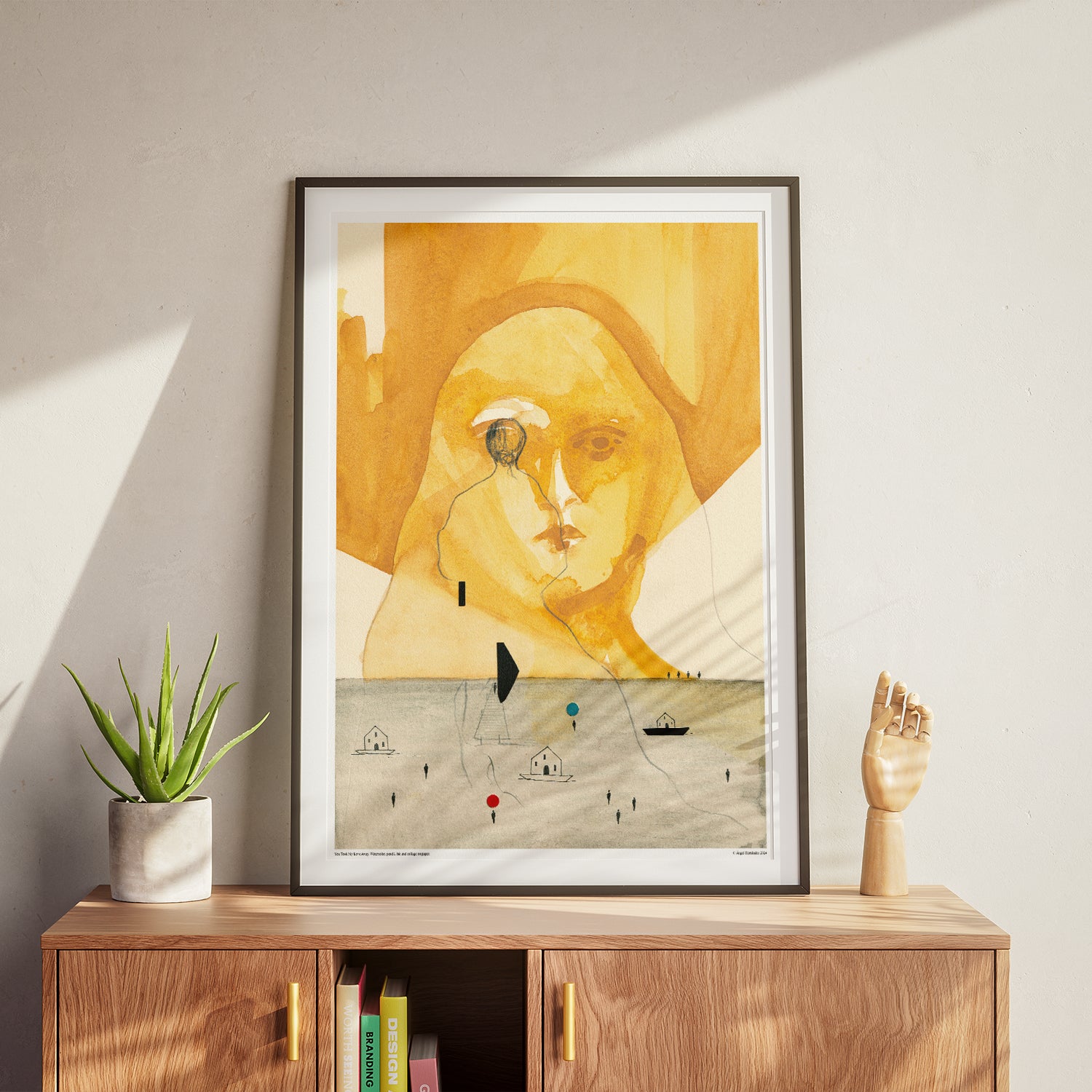 Mi hai portato via l'amore - Poster artistico