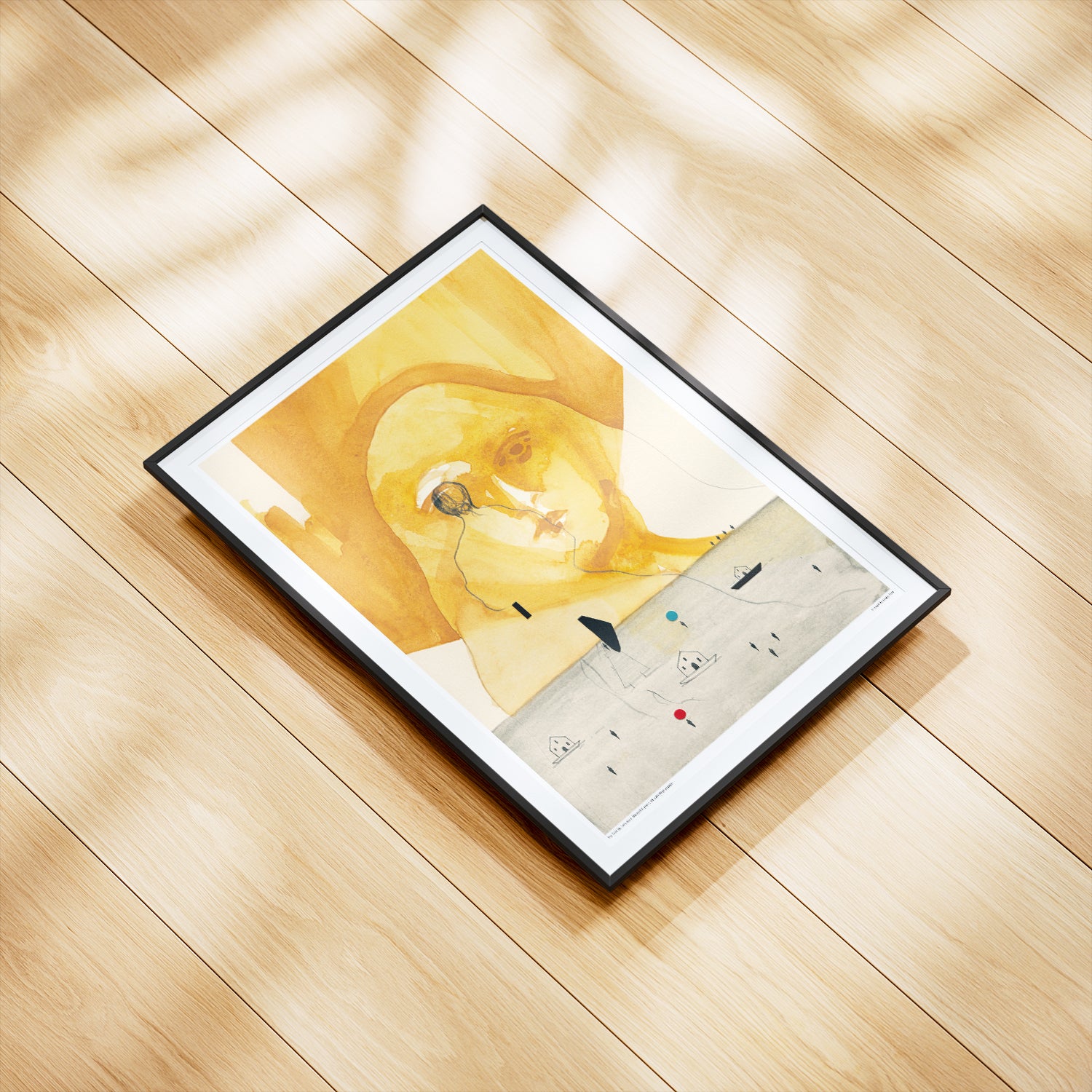 Mi hai portato via l'amore - Poster artistico