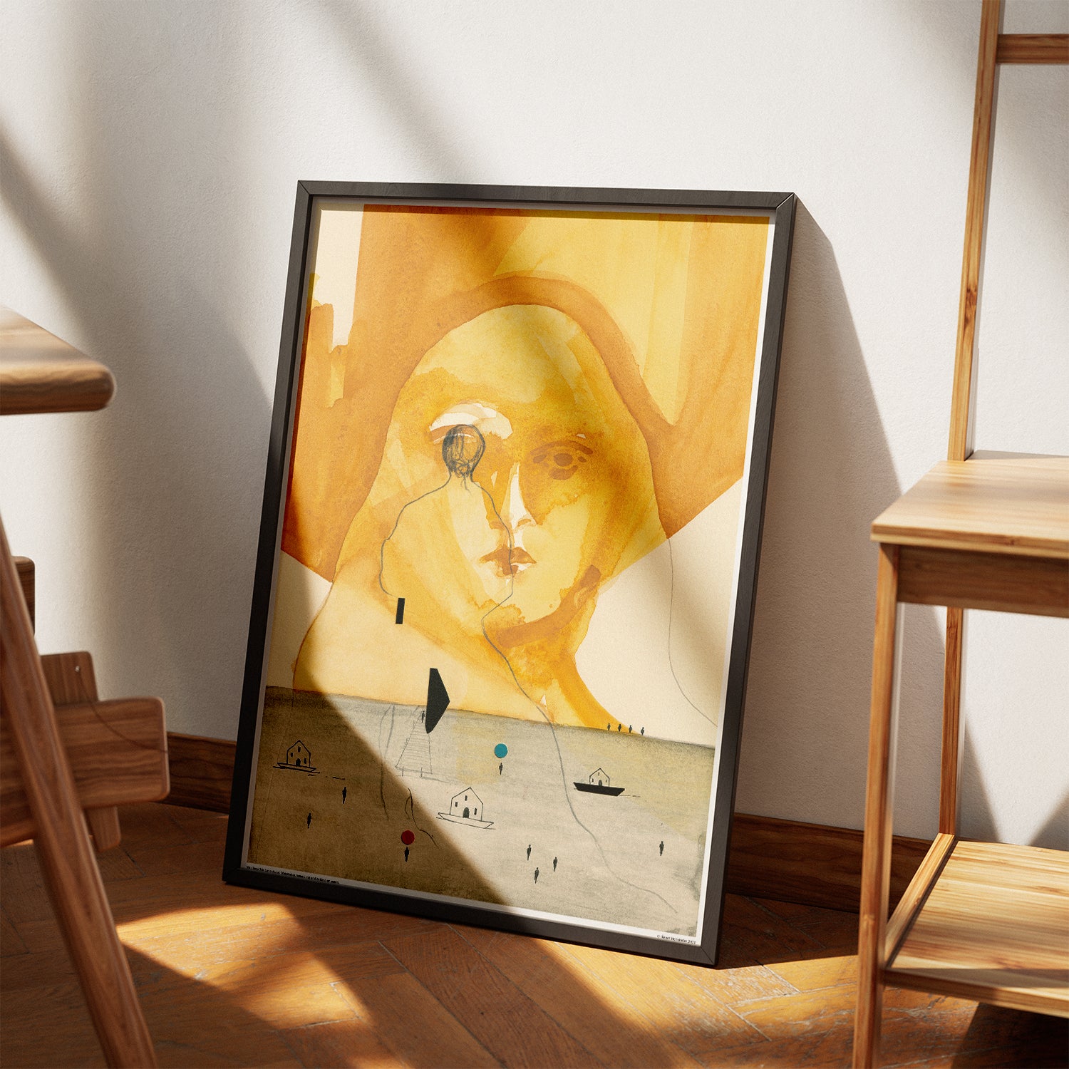 Mi hai portato via l'amore - Poster artistico