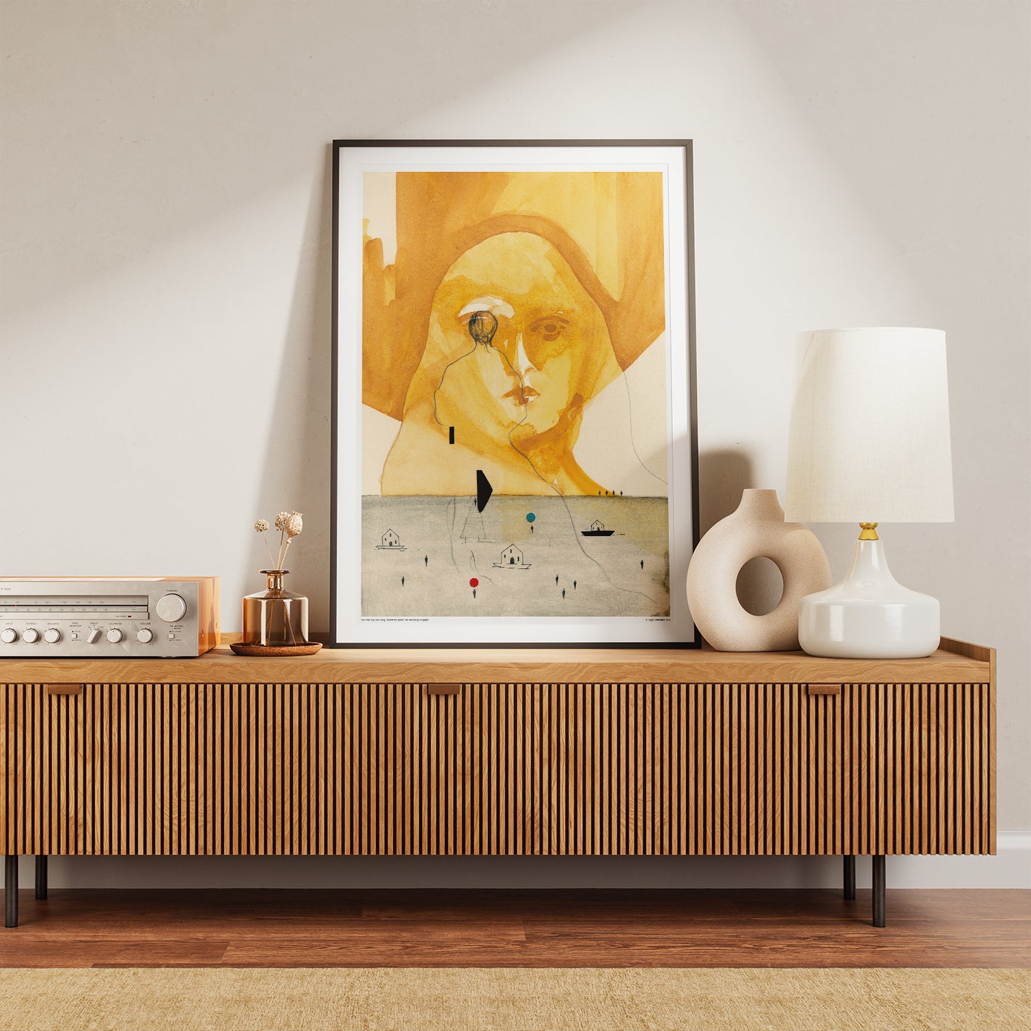 Mi hai portato via l'amore - Poster artistico