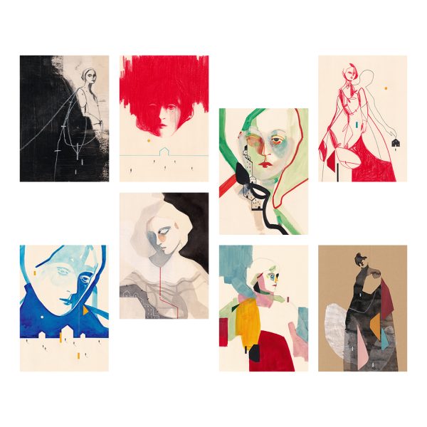 Ethereal - Set Of 8 Art Prints