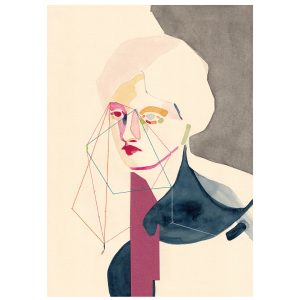 Projection In Three Planes - Art Print
